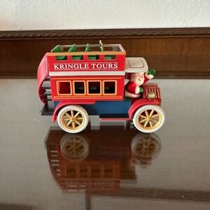 Hallmark Series Ornament Here Comes Santa #14 1992 Kringle Tours Bus No Box